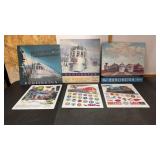 6 Railroad Metal signs. Some sealed