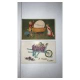 2 Easter post cards