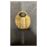 Chicago Burlington Quincy Railroad Padlock with