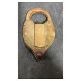 Railroad Padlock with no key