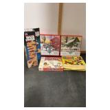 Misc. Group of Puzzles & Games.  Old Maid, Mickey