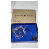 Westmorland sterling salt spoon and open salt
