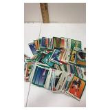 Assortment of football trading  cards