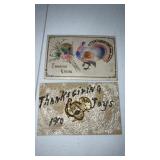 2 Thanksgiving postcards