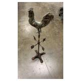 Cast Tabletop Rooster Weathervane approx 39ï¿½ tall