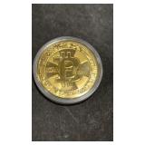 Promotional Bitcoin Coin.  Maybe Gold Plated but