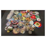 Political, Railroad, & more pinback pins