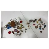 Railroad pins, keychains and more