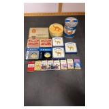 8 Lighters untested & 10 Empty Cigarette Tins.