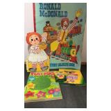 Coloring Books, Raggedy Ann Play and Learn Book,