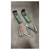 2 Utility Knives with Shealths