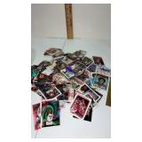 Assortment of football and basket ball trading