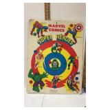 Marvel comics super heroï¿½s target board 1976