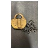 B&O Railroad Padlock with No Key