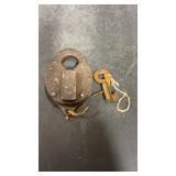 Wisconsin & Southern Railroad Padlock with Key