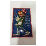 Halloween postcard goblin pickle man diamond Gel