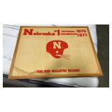 Nebraska Champ Bulletin Board 1970/1971. Approx.