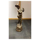 Antique Bronze Statue approx. 12ï¿½ high