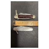 2 Camillus Folding Pocket Knives