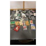 Cassette Tapes,  some empty cases, & Playing