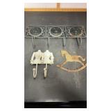 Cast Iron Coat & Key Wall Hangings