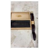 Seiko Quartz Ladies Watch w/ Wood Case
