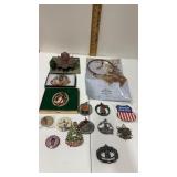 Danbury mint train station , assortment of train