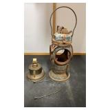 Railroad Lantern parts and pieces