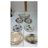 RS PRUSSIA , Limoges pearl ivory platter and more