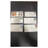 6 1st Day Issued Stamps in Packages