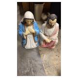 Mary & Joesph Blow-Molded Plastic made by General