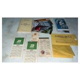 Railroad Ephemera Luggage Reciepts Calendars Post