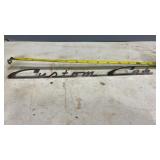 Custom Cab Metal Automobile Badge