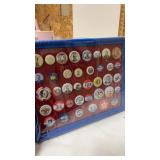 Set of political campaign pinbacks