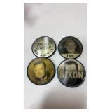 Political campaign hologram  buttons