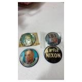 Political campaign hologram  buttons