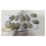 Chinese jadeite zodiac pendants