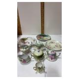 RS GERMANY porcelain plates and creamer/sugar