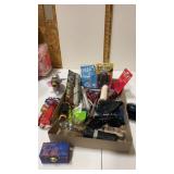 NOS  Hand held fans , glow lights and more