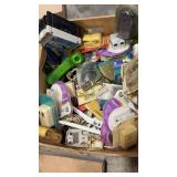 Electrical & Telephone items.  Wires, old phones,