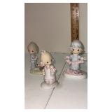 3 precious moment figurines