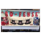 ï¿½BO-FENSEï¿½ Bar Banner approx 36ï¿½x100ï¿½ shows wear