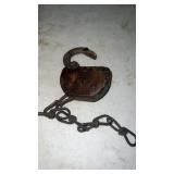 Chicago & Northwestern Railroad Padlock , No Key