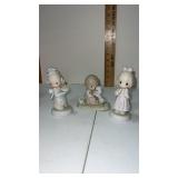3 precious moment figurines
