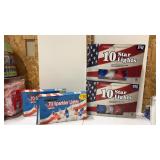 New in package red/white and blue  sparkle lights
