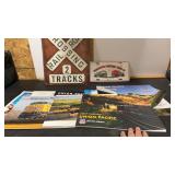 Railroad Metal Sign, License Plate Cover, &