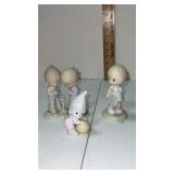 3 precious moment figurines