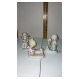 3 precious moment figurines