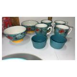Pioneer womanï¿½s bowls and cups