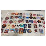 50 Movie & more Pins Pinbacks, Star Wars, Stuart,